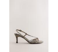 Next Snake Forever Comfort Strappy Square Toe Heeled Sandals Snake EU 38.5 (UK 5.5)