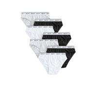 Next Fille Lot de 7 Culottes Coupe Bikini Noir/Blanc/Gris 15 Ans