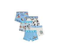 Next Sous-vêtements 'Mickey Mouse' bleu pastel / bleu clair / noir / blanc, Taille 128