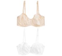 Next Soutien-gorge beige / blanc, Taille 80