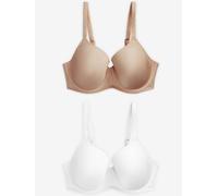 Next Soutien-gorge beige foncé / blanc, Taille 80