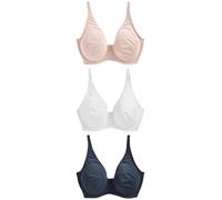 Next Soutien-gorge bleu marine / rose pastel / blanc, Taille 85