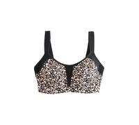 Next Soutien-gorge de sport beige clair / cognac / noir, Taille 85