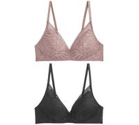 Next Soutien-gorge mauve / noir, Taille 80
