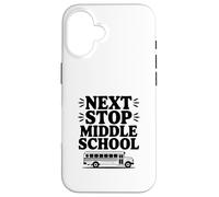 Next Stop Collège School Bus Adventure Fun Coque pour iPhone 16