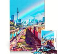 Next Stop Tokyo Puzzles 1000 pièces pour Adolescents Renforce la mémoire, soulage la Tension, Bords de qualité, Cadeau de Noël (38x52cm)