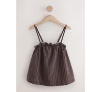 next Strappy Cami Denim Top Brun FR 38 Petite (EU 36 P)