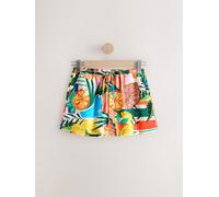 Next Stripe Bright Fruit Broderie Summer Shorts Stripe EU 38 (UK 10)