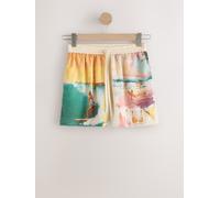 Next Surfer Scenic Print Elasticated Waist Shorts Surfer Scenic Print EU 42 (UK 14)