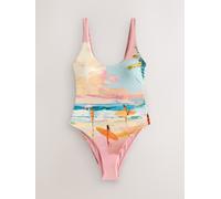 Next Surfer Scenic Print Scoop Neck Swimsuit