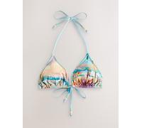 Next Surfer Scenic Print Tie Triangle Bikini