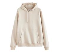 NEXT, Sweat à Capuche pour Homme en Jersey, de Qualité Supérieure, Haute Teneur en Coton, Poche Kangourou et Capuche Réglable Écru M