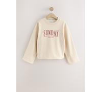 Next Sweat-shirt 'Sunday' beige / merlot, Taille 6XL-7XL