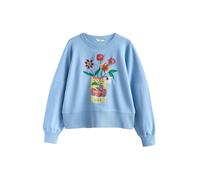 Next Sweat-shirt bleu ciel / jaune clair / vert / rouge, Taille XXL-XXXL