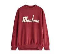 Next Sweat-shirt bourgogne / blanc cassé, Taille L