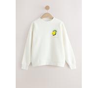 Next Sweat-shirt Col rond imprimé graphique citron pâle XL (FR 50-52)