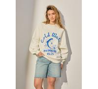 Next Sweat-shirt décontracté Fish Cold Water Swimming Club à imprimé graphique peint à la main