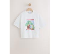 next Sweat-shirt d'été à manches courtes orné de perles pâle S (FR 38-40)