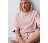 Next Sweat-shirt graphique à manches courtes effet délavé Rose XL (FR 50-52)