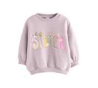 Next Sweat-shirt jaune / vert clair / violet pastel / rose, Taille 98
