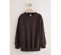 next Sweat-shirt long coupe décontractée Essentials avec poches Brun M (FR 42-44)