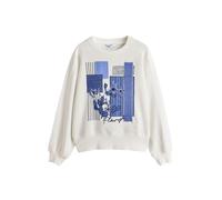 Next Sweat-shirt marine / bleu roi / blanc, Taille XS