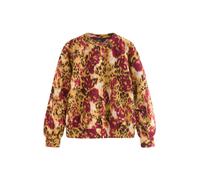 Next Sweat-shirt marron / jaune foncé / rouge, Taille S-M