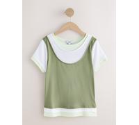 Next T-shirt à Manches courtes et Col rond Couche fantaisie