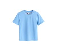 Next Blue Crepe Short Sleeve Crew Neck Top