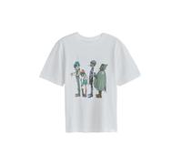 Next T-Shirt 'Band' azur / jade / rouge / blanc, Taille XL