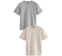 Next T-shirt beige / gris, Taille 7XL