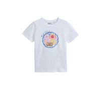 Next T-shirt 'Biscuit' beige foncé / bleu / rose / blanc, Taille S-M
