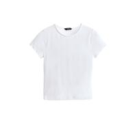Next White Soft Touch Slinky Crew Neck Short Sleeve T-Shirt