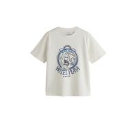 Next T-shirt bleu / jaune d'or / noir / blanc, Taille XS