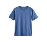 NEXT, T-Shirt Épais pour Homme à Col Ras du Cou, 100% Coton, Lot de 4 x T-Shirts pour Homme Bleu L