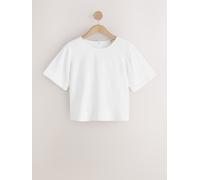 Next T-shirt Boxy à manches courtes avec Lin pâle FR 56 (EU 54)