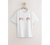 Next T-shirt de plage imprimé graphique pâle FR 50 (EU 48)