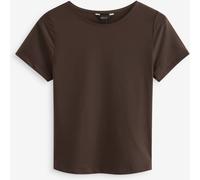 Next T-shirt doux au toucher moulant à Manches courtes à Col rond