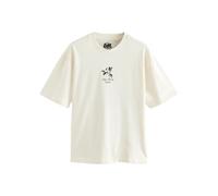 Next T-Shirt écru / noir, Taille XL