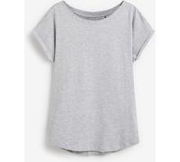 Next T-shirt en coton à mancherons Gris FR 54 (EU 52)