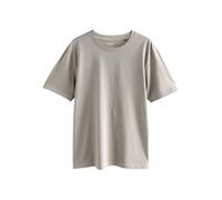 Next, T-Shirt Épais pour Homme à Col Ras du Cou, 100% Coton, Lot de 4 x T-Shirts pour Homme Neutral Stone M