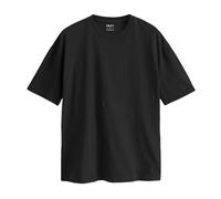 Next, T-Shirt Épais pour Homme à Col Ras du Cou, 100% Coton, Lot de 4 x T-Shirts pour Homme Noir XXL