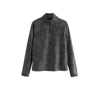 Next T-shirt fonctionnel 'Active Quarter' gris / noir, Taille S-M