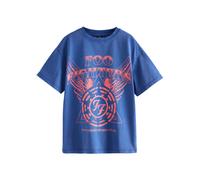 Next T-Shirt 'Foo-Fighters' bleu roi / rouge clair, Taille 116