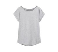 Next Grey Marl Cap Sleeve T-Shirt