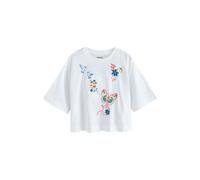 Next T-Shirt 'Heart' bleu / jaune / vert / blanc, Taille 134