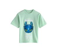 Next T-Shirt 'How To Train Your Dragon' bleu / bleu roi / menthe / blanc, Taille 146