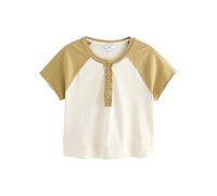 Next T-shirt jaune chiné / blanc, Taille M