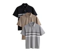 Next T-Shirt marron / gris / noir, Taille XL