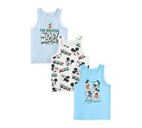Next T-Shirt 'Mickey Mouse' bleu / bleu clair / noir / blanc, Taille 98